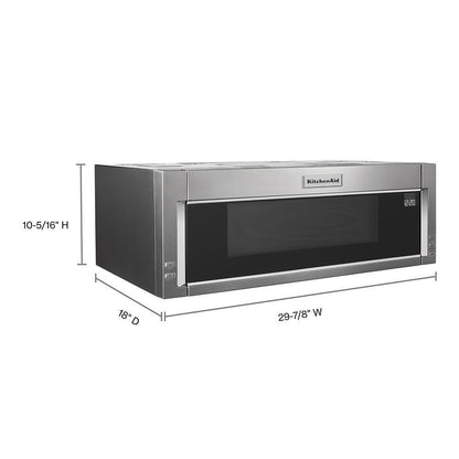 KITCHENAID KMLS311HSS 1000-watt Low Profile Microwave Hood Combination - Stainless Steel