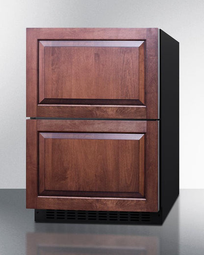 SUMMIT ADFD243PNR Summit 24"" Wide 2-drawer All-freezer (panels Not Included)