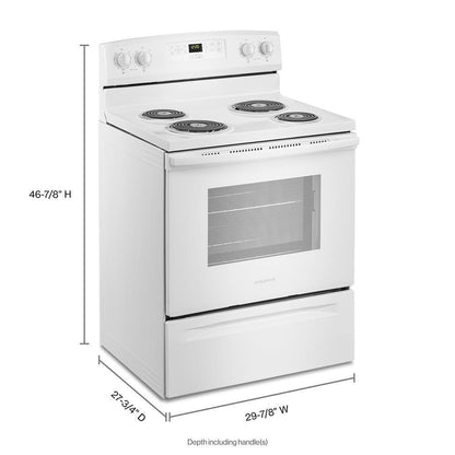 AMANA ACR4303MFW 30-inch Amana Electric Range With Bake Assist Temps - White