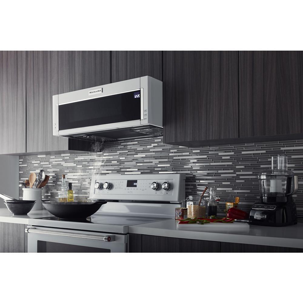 KITCHENAID KMLS311HWH KitchenAid 1000-watt Low Profile Microwave Hood Combination - White
