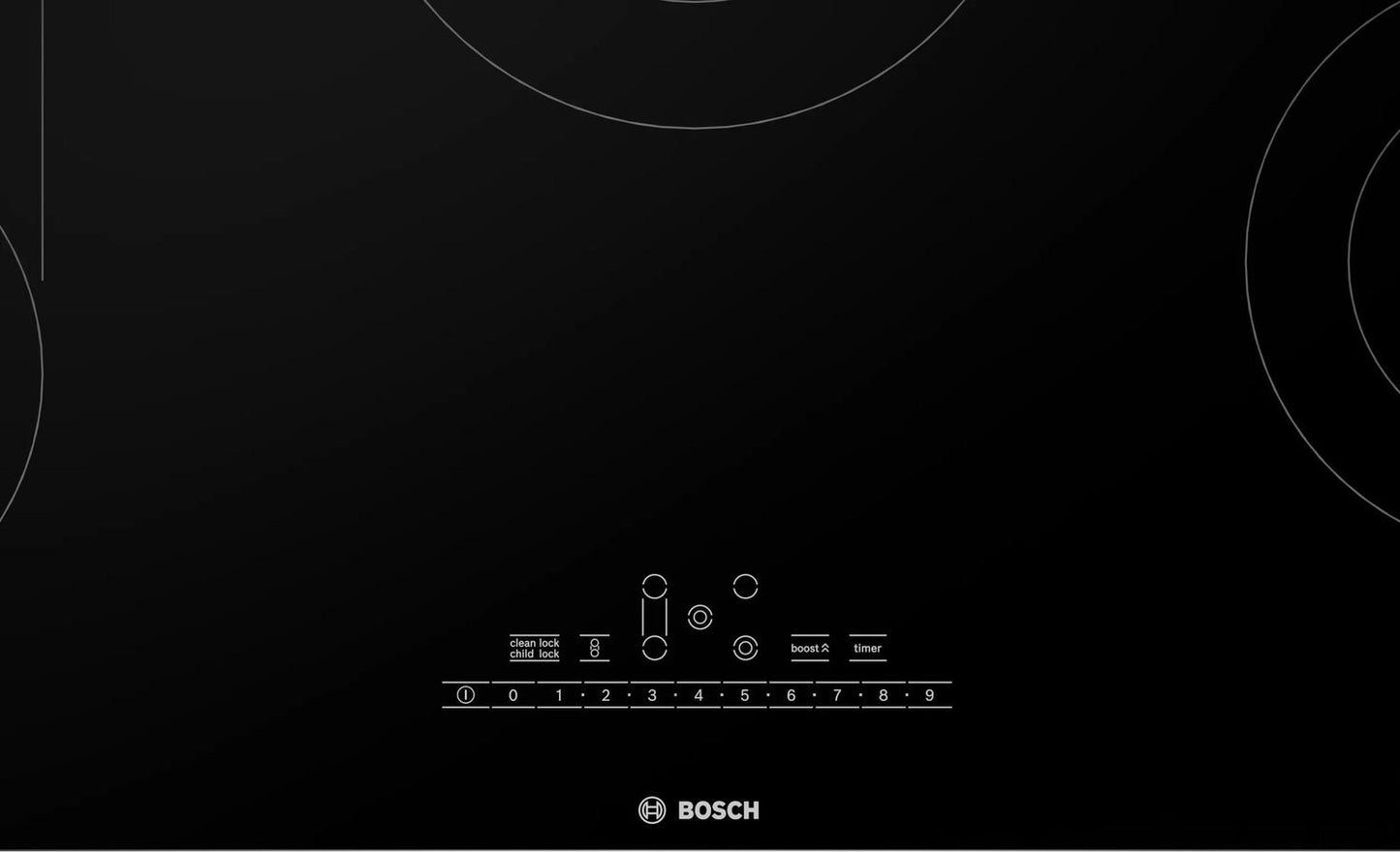 BOSCH NET8669UC 800 Series Electric Cooktop 36'' Black, Surface Mount Without FRAME...