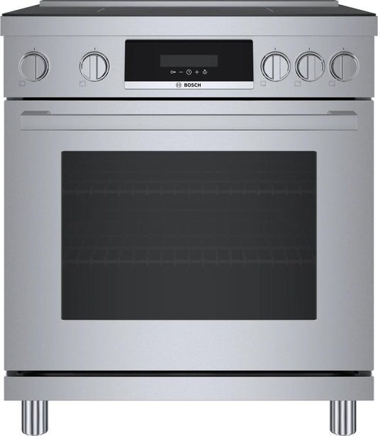 BOSCH HIS8055U 800 Series Induction Freestanding Range 30'' Stainless Steel His8055u