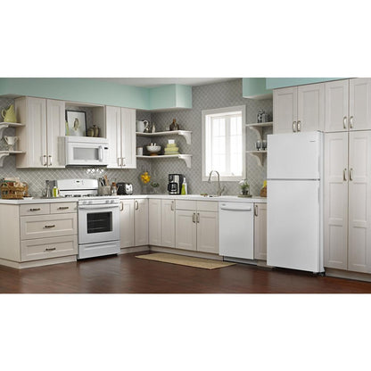 AMANA ART318FFDW 30-inch Wide Top-freezer Refrigerator With Glass Shelves - 18 Cu. F...