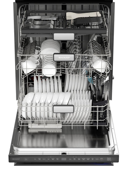 SHARP SDW6736MS Sharp 24 In. Stainless Steel 47db Dishwasher