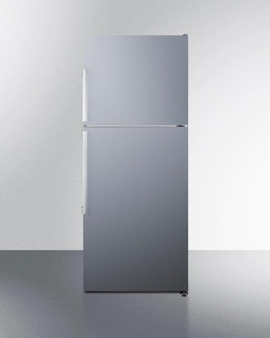 SUMMIT FF1514SSIM Summit 28"" Wide Top Mount Refrigerator-freezer With Icemaker
