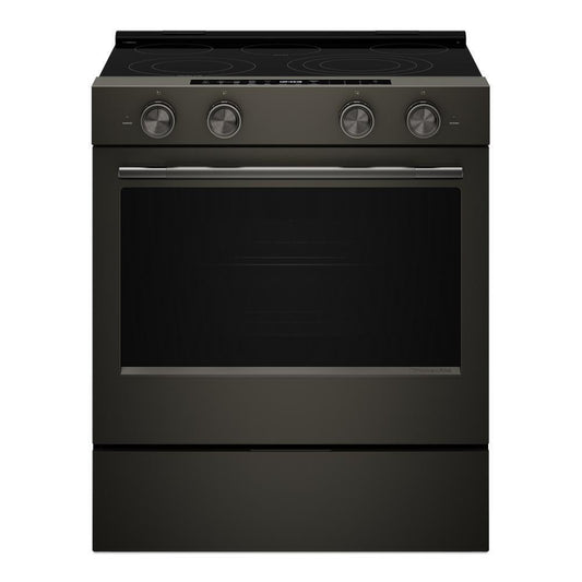 KITCHENAID KSES530SBE KitchenAid 30-inch 5-element Electric Slide-in Convection Range
