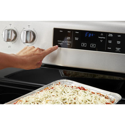 WHIRLPOOL WFE525S0JS 5.3 Cu. Ft. Whirlpool Electric Range With Frozen Bake Technology