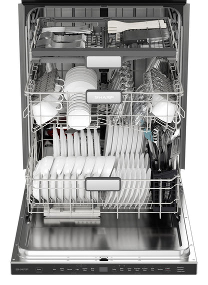 SHARP SDW6726MS Sharp 24 In. Stainless Steel 47db Dishwasher