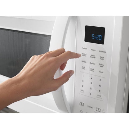 WHIRLPOOL WMH32519HW Whirlpool 1.9 Cu. Ft. Capacity Steam Microwave With Sensor COOKI...
