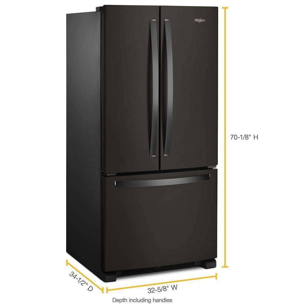 WHIRLPOOL WRFF5333PV Whirlpool 33-inch Wide French Door Refrigerator - 22 Cu. Ft.