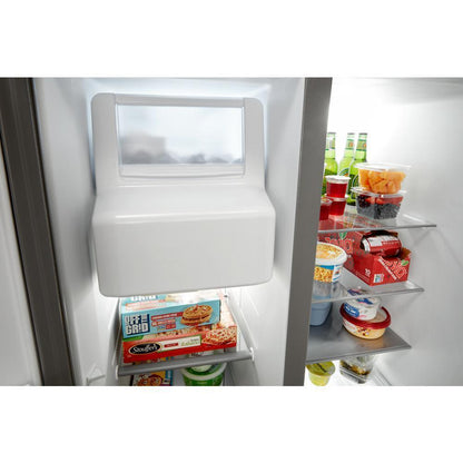 MAYTAG MRSF4036PW Maytag 36-inch Wide Side-by-side Refrigerator - 25 Cu. Ft.