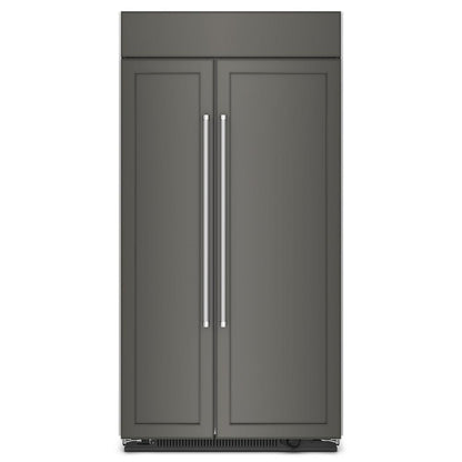 KITCHENAID KBSN702MPA 25.5 Cu Ft. 42"" Built-in Side-by-side Refrigerator With PANEL-READY...