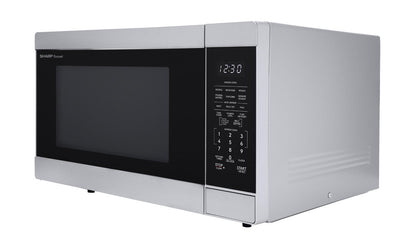 SHARP SMC1662KS Sharp 1.6 Cu. Ft. 1100w Stainless Steel Countertop Microwave Oven
