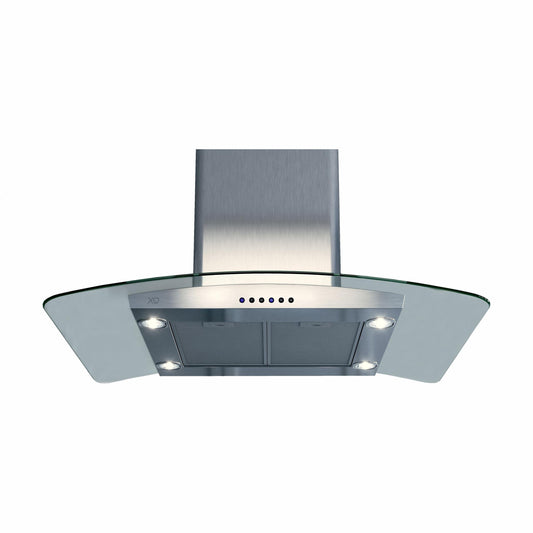 XO APPLIANCE XOMI42GC XO Appliance 42"" 600/395 Cfm Island Hood Stainless/glass
