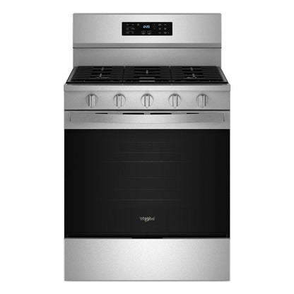 WHIRLPOOL WFGS5030RZ 30-inch Gas Range With Air Fry and Air Baking, Self Cleaning, RAPID...