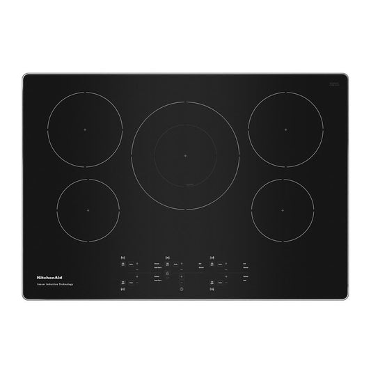 KITCHENAID KCIG550JSS KitchenAid 30-inch 5-element Sensor Induction Cooktop