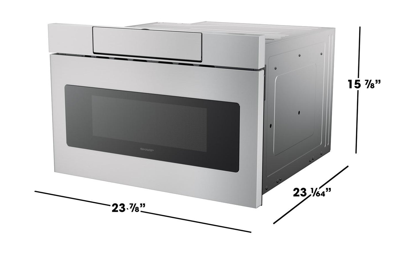 SHARP SMD2470ASY 24 In. 1.2 Cu. Ft. 950w Sharp Stainless Steel Microwave Drawer