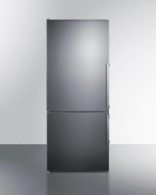 SUMMIT FFBF283SSLHD Summit 28"" Wide Bottom Freezer Refrigerator