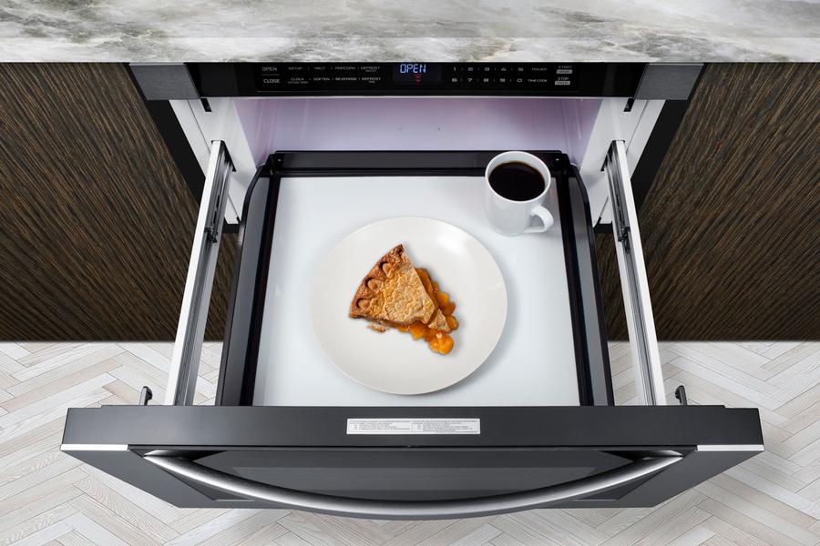 SUMMIT MDR245SS Summit 24"" Wide Built-in Drawer Microwave