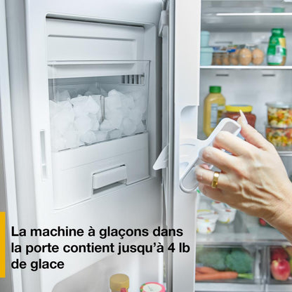 WHIRLPOOL WRFF3536SV 36-inch French Door Refrigerator With In-door Water and Ice Maker -...