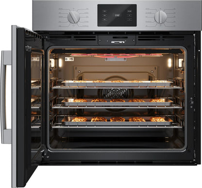 BOSCH HBL5455LUC 500 Series Single Wall Oven 30"" Left Sideopening Door, Stainless Steel