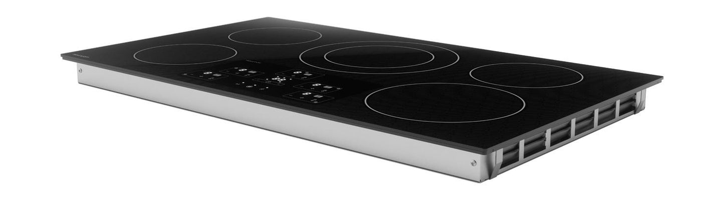 SHARP SDH3652DB 36"" Width Induction Cooktop, European Black Mirror Finish Made WITH...