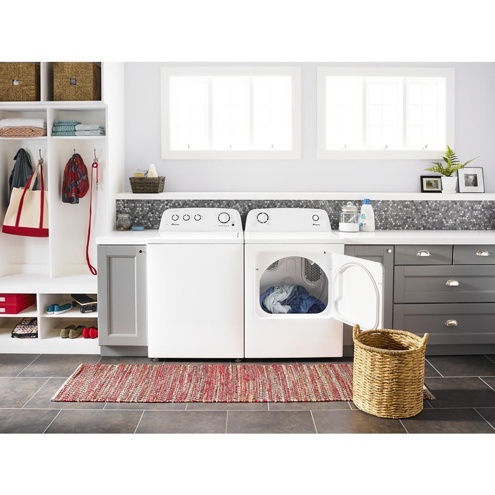 AMANA NGD4655EW 6.5 Cu. Ft. Top-load Gas Dryer With Automatic Dryness Control - White
