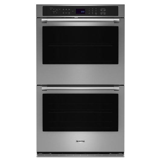 MAYTAG MOED6027LZ Maytag 27-inch Double Wall Oven With Air Fry and Basket - 8.6 Cu. Ft.