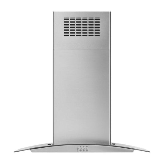 WHIRLPOOL WVI51UC0LS Whirlpool 30"" Curved Glass Island Mount Range Hood