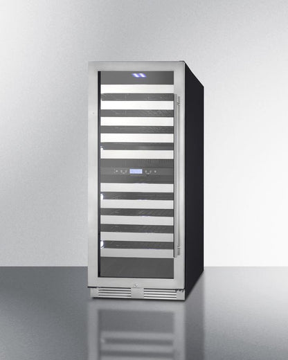 SUMMIT SWCP2116LHD Summit 24"" Wide Dual-zone Wine Cellar