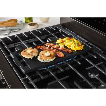WHIRLPOOL WFGS7530RV 30-inch Smart Gas Range With Air Cooking Technology, Steam/self CLE...
