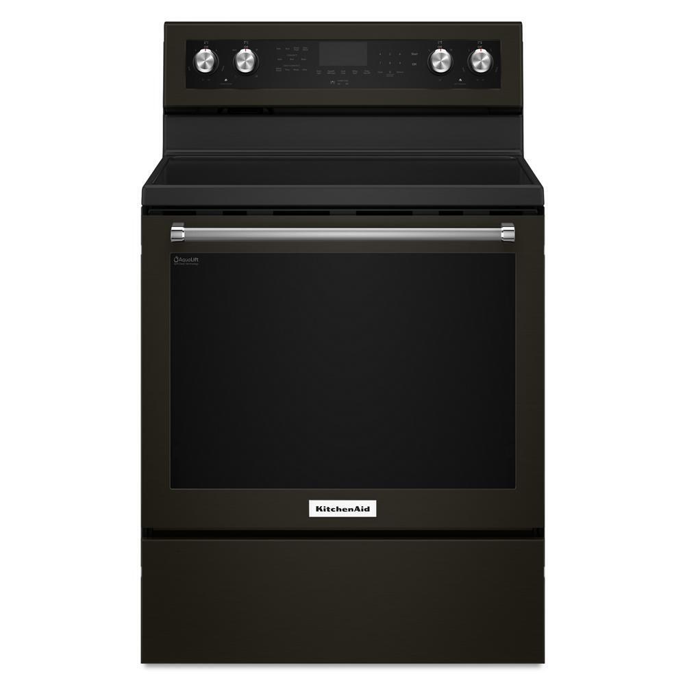 KITCHENAID KFEG500EBS Kitchenaid 30-inch 5-element Electric Convection Range - Black S...