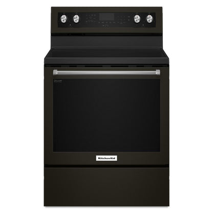 KITCHENAID KFEG500EBS Kitchenaid 30-inch 5-element Electric Convection Range - Black S...