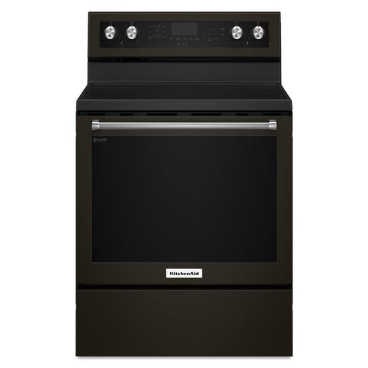 KITCHENAID KFEG500EBS Kitchenaid 30-inch 5-element Electric Convection Range - Black S...