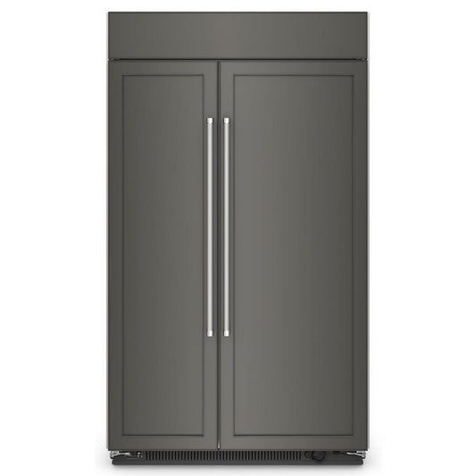 KITCHENAID KBSN708MPA 30 Cu. Ft. 48"""" Built-in Side-by-side Refrigerator With PANEL-READY...