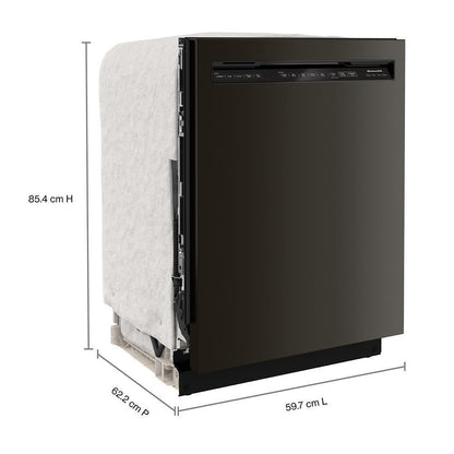 KITCHENAID KDFE304RBS Third Level Jet Rack Dishwasher With 40+ Total Wash Jets, 41 Dba