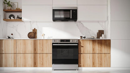 BOSCH HEF1050MU Bosch 100 Series Electric Freestanding Range 30"" Stainless Steel