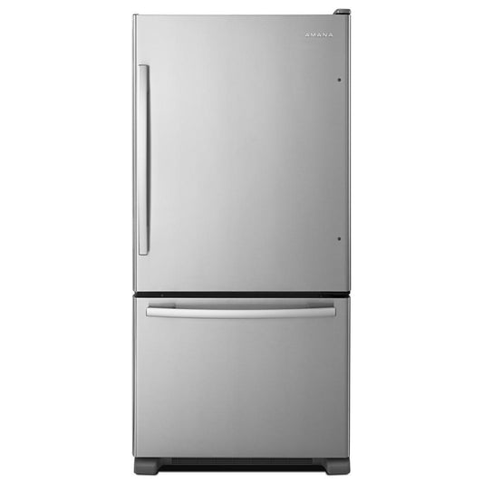 AMANA ABB2224BRM 21.9 Cu. Ft. Energy Star Qualified Bottom-freezer Refrigerator -...