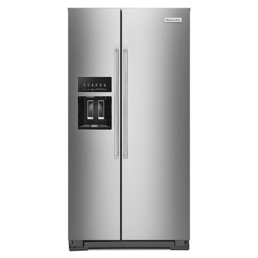 KITCHENAID KRSC703HPS 22.6 Cu Ft. Counter-depth Side-by-side Refrigerator With Exterior I...