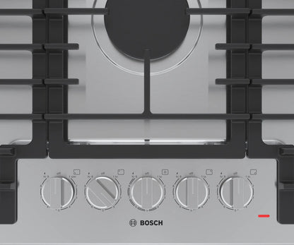 BOSCH NGM5659UC Bosch 500 Series Gas Cooktop 36"" Stainless Steel Ngm5659uc