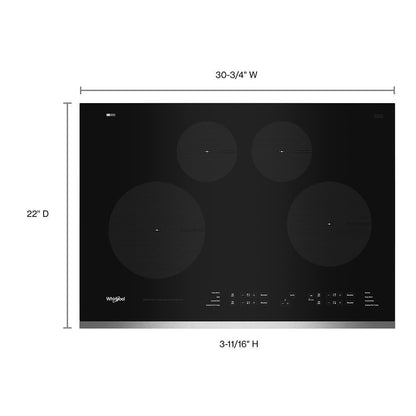 WHIRLPOOL WCI55US0JS Whirlpool 30-inch Induction Cooktop