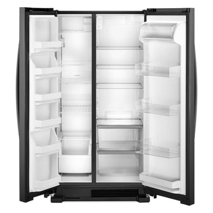 WHIRLPOOL WRS315SNHB Whirlpool 36-inch Wide Side-by-side Refrigerator - 25 Cu. Ft. - ...