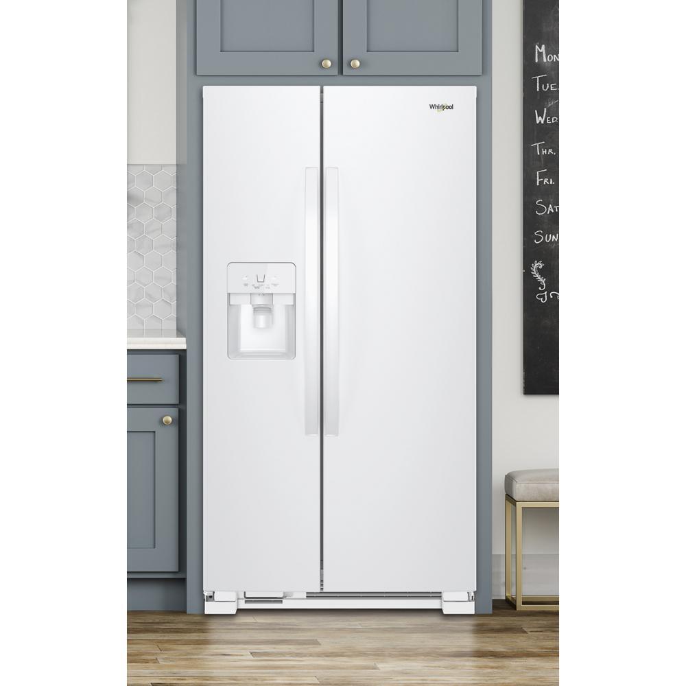 WHIRLPOOL WRS555SIHW Whirlpool 36-inch Wide Side-by-side Refrigerator - 25 Cu. Ft. - ...