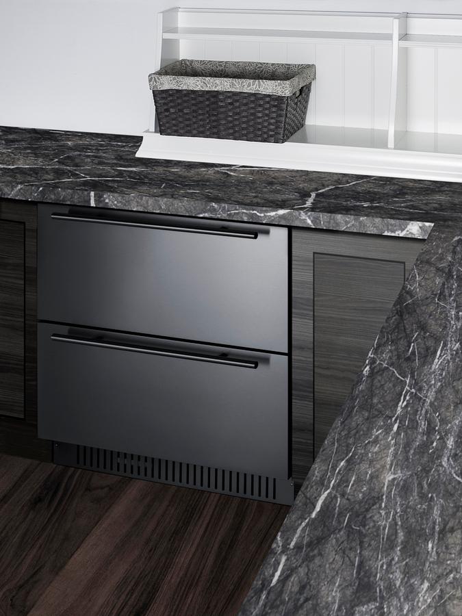 SUMMIT SPR275OS2D Summit 27"" Wide 2-drawer All-refrigerator