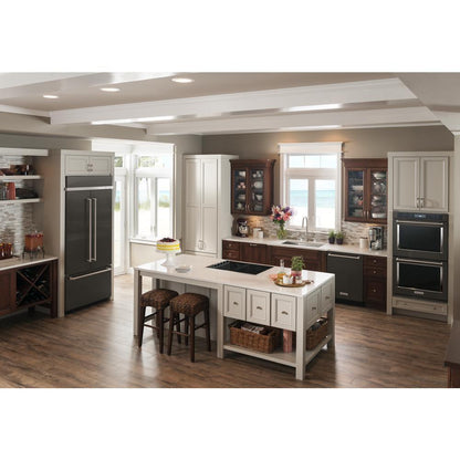 KITCHENAID KBFN506EBS Kitchenaid 20.8 Cu. Ft. 36"" Width Built In Stainless Steel FRENC...
