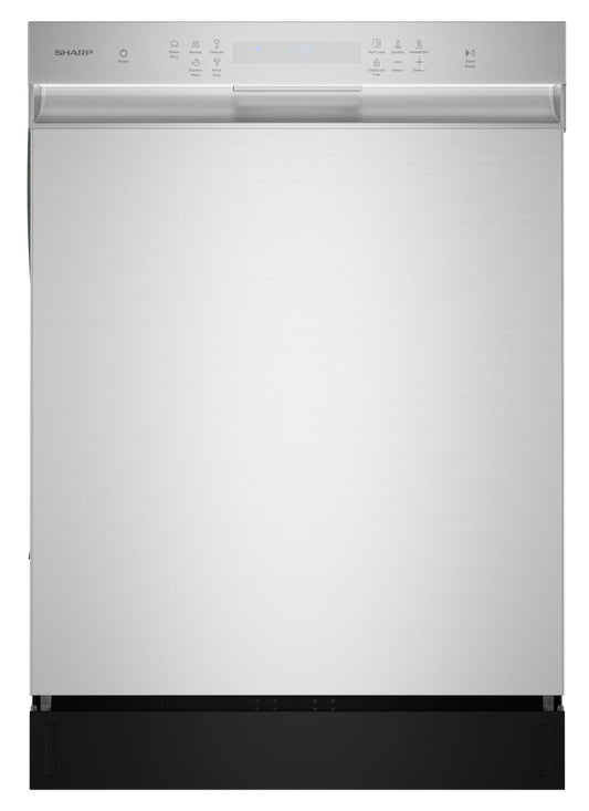 SHARP SDW6506JS Sharp 24 In. Slide-in Stainless Steel Hybrid Dishwasher