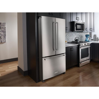 KITCHENAID KRFF305ESS Stainless Steel Kitchenaid 25 Cu. Ft. 36-width Standard Depth FR...