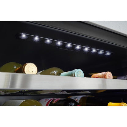 WHIRLPOOL WUW55X24HS Whirlpool 24-inch Wide Undercounter Wine Center With 46-bottle W...