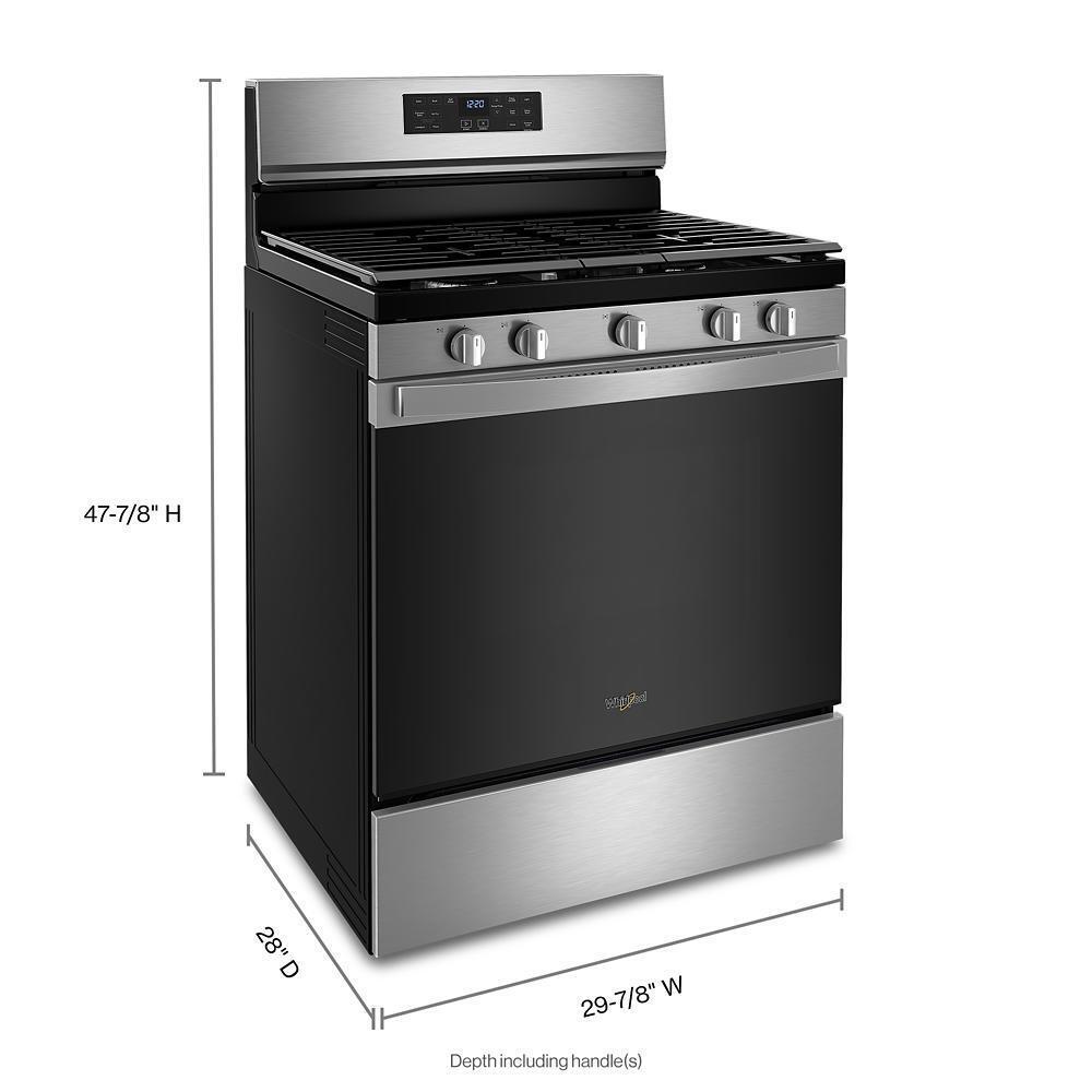 WHIRLPOOL WFG550S0LZ 5.0 Cu. Ft. Whirlpool Gas 5-in-1 Air Fry Oven