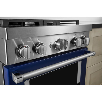 KITCHENAID KFGC500JIB Kitchenaid 30'' Smart Commercial-style Gas Range With 4 Burners ...